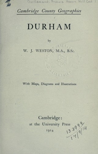 Cover for Durham