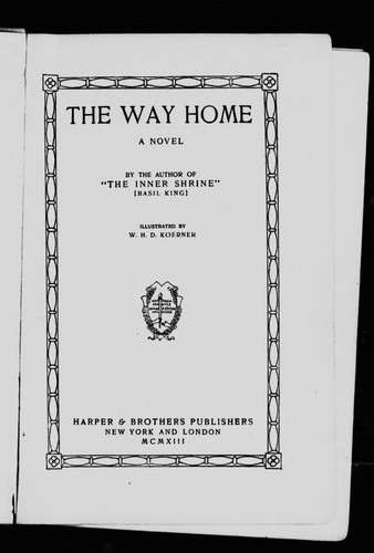 Cover for The way home