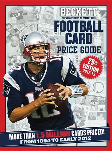 Cover for Beckett Football Card Price Guide 2012-13