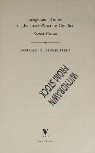 Cover for Image and reality of the Israel-Palestine conflict