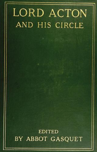 Cover for Lord Acton and his circle