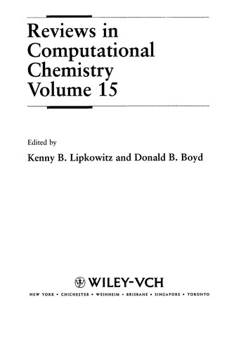 Cover for Reviews in computational chemistry.