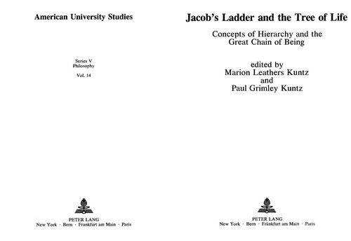 Cover for Jacob's Ladder and the Tree of Life