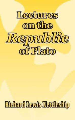 Cover for Lectures on the Republic of Plato
