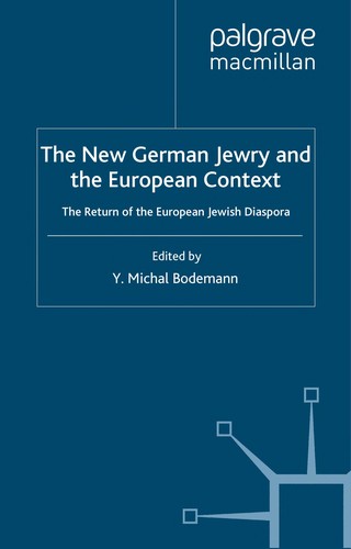 Cover for The new German Jewry and the European context