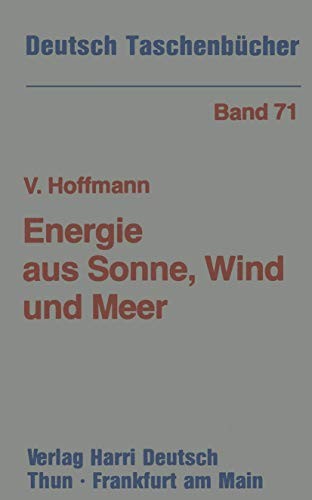 Cover for Energie aus Sonne, Wind und Meer