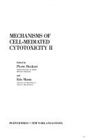 Cover for Mechanisms of Cell-Mediated Cytotoxicity II