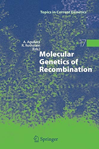 Cover for Molecular Genetics of Recombination