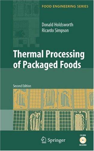Cover for Thermal Processing of Packaged Foods (Food Engineering Series)