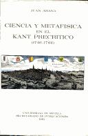 Cover for Ciencia y metafísica en el Kant precrítico (1746-1764)