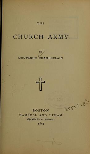 Cover for The church army