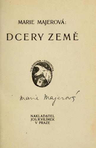 Cover for Dcery zem.
