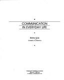 Cover for Communication in everyday life