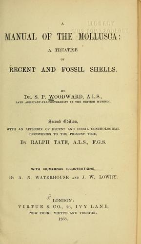 Cover for A manual of the Mollusca