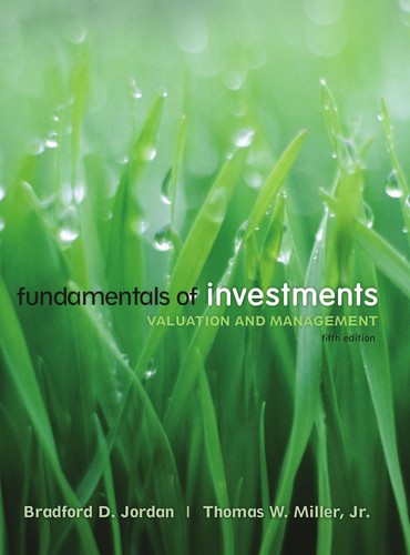 Cover for Fundamentals of investments