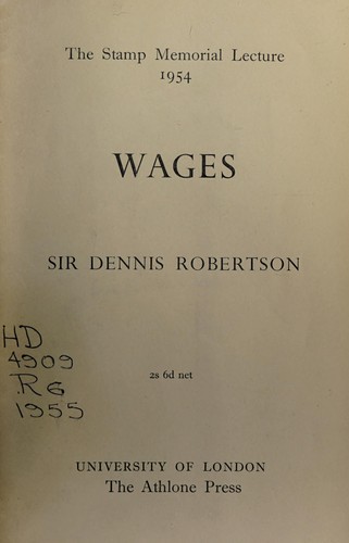 Cover for Wages