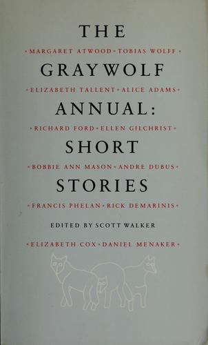 Cover for The Graywolf annual