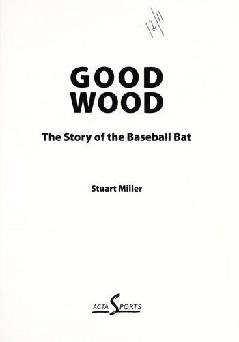Cover for Good wood