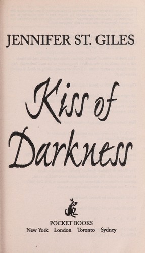 Cover for Kiss of darkness