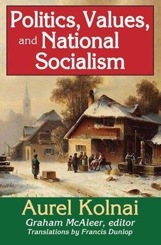 Cover for Politics, Values, and National Socialism
