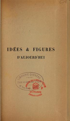 Cover for Idées & figures d'aujourd'hui