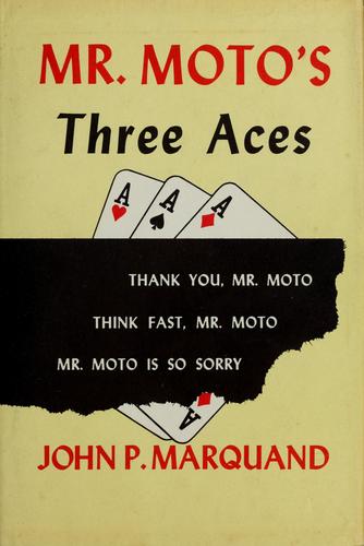 Cover for Mr. Moto's three aces