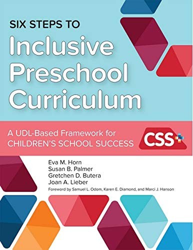 Cover for Six steps to inclusive preschool curriculum
