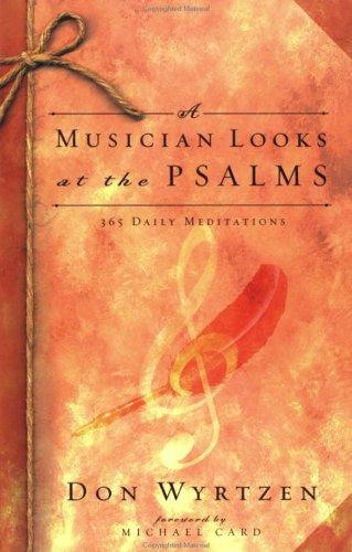 Cover for A musician looks at the Psalms