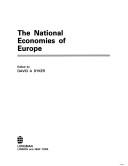 Cover for The national economies of Europe
