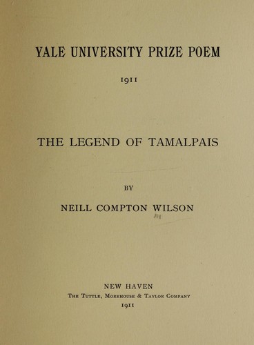 Cover for The Legend of Tamalpais