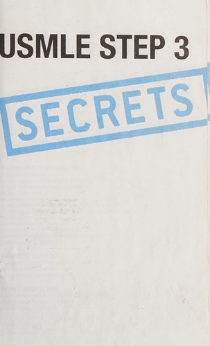 Cover for USMLE Step 3 Secrets