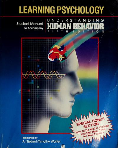 Cover for Learning psychology