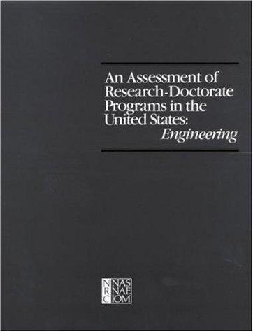 Cover for An Assessment of research-doctorate programs in the United States