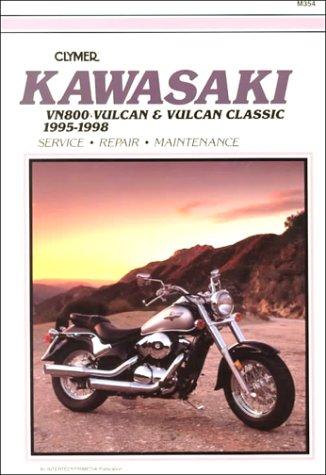 Cover for Clymer Kawasaki VN800 Vulcan & Vulcan Classic, 1995-1998.