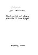Cover for Wunderparlich und seltsame Historien Til Eulen Spiegels