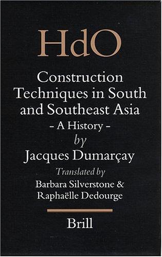Cover for Construction Techniques In South And Southeast Asia