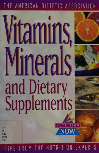 Cover for Vitamins, minerals, and dietary supplements