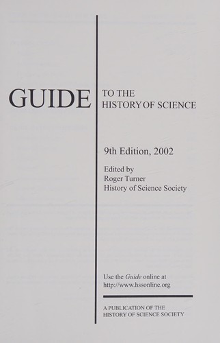 Cover for 2002 Guide to the History of Science