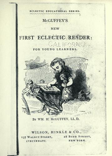 Cover for McGuffey's new first eclectic reader