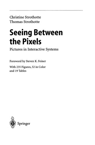 Cover for Seeing Between the Pixels