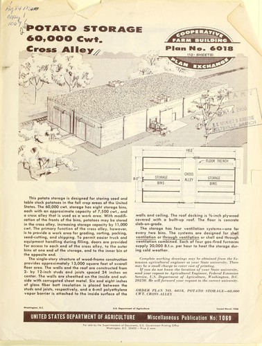 Cover for Potato storage