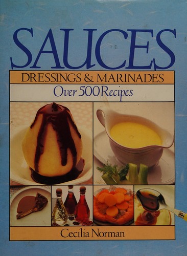 Cover for Sauces dressings & marinades