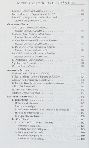 Cover for Poetes romantiques du XIXe