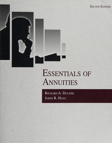 Cover for Essentials of annuities