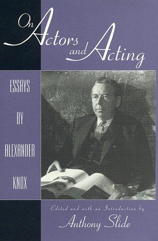 Cover for On actors and acting
