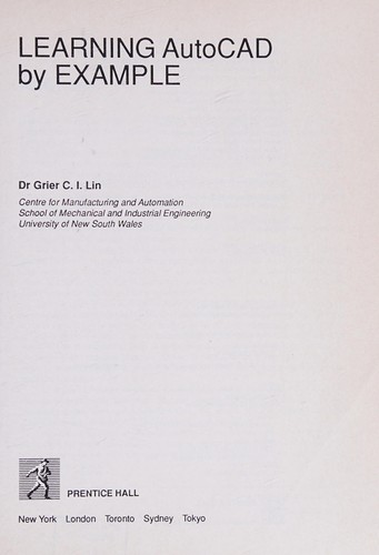 Cover for Learning AutoCAD by example