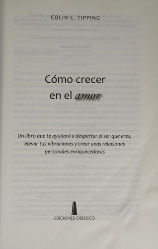 Cover for Como Crecer en el Amor