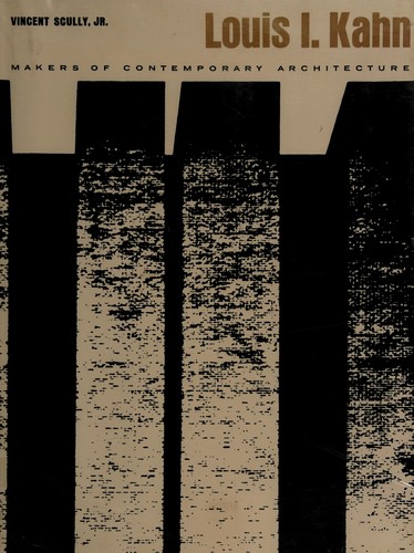 Cover for Louis I. Kahn.