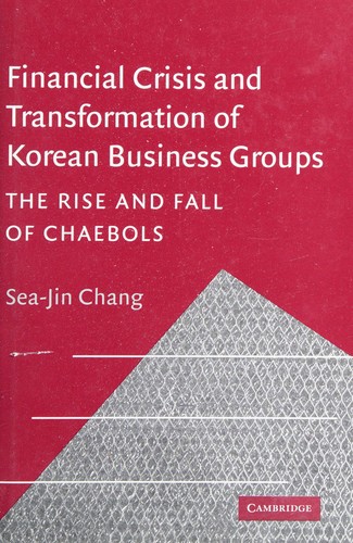 Cover for Financial crisis and transformation of Korean business groups