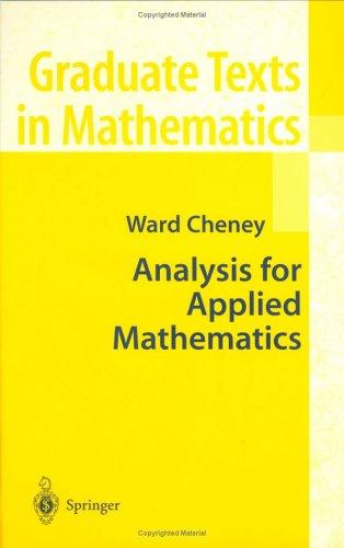 Cover for Analysis for Applied Mathematics